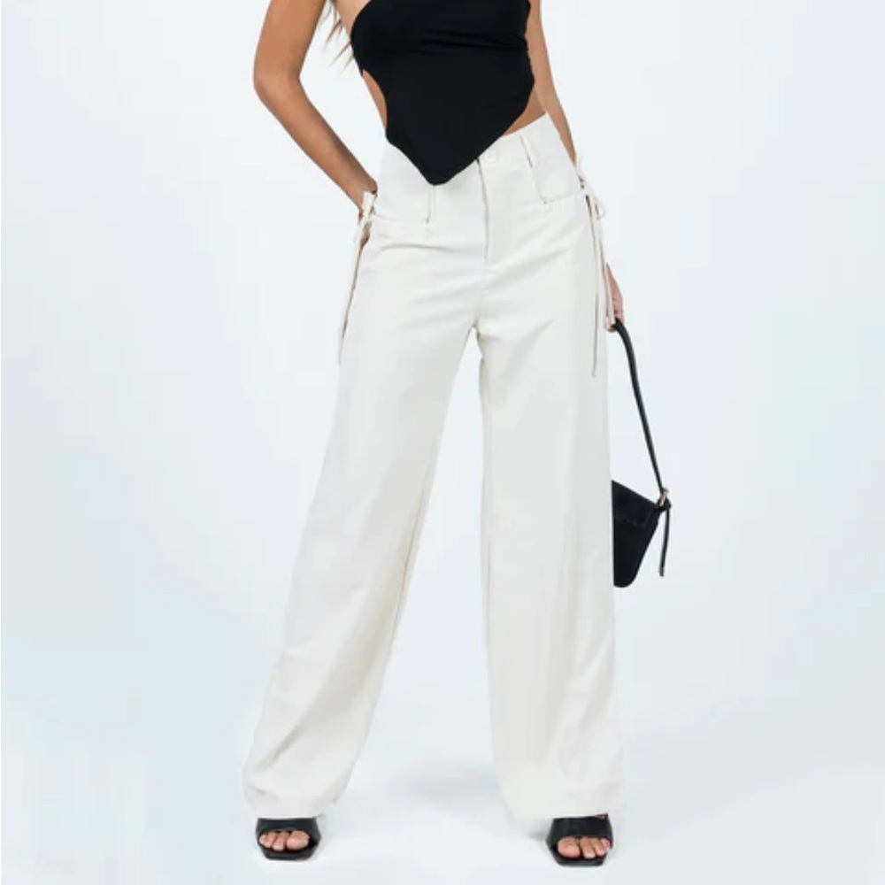 Princess Polly hosanna pants cream- nwt